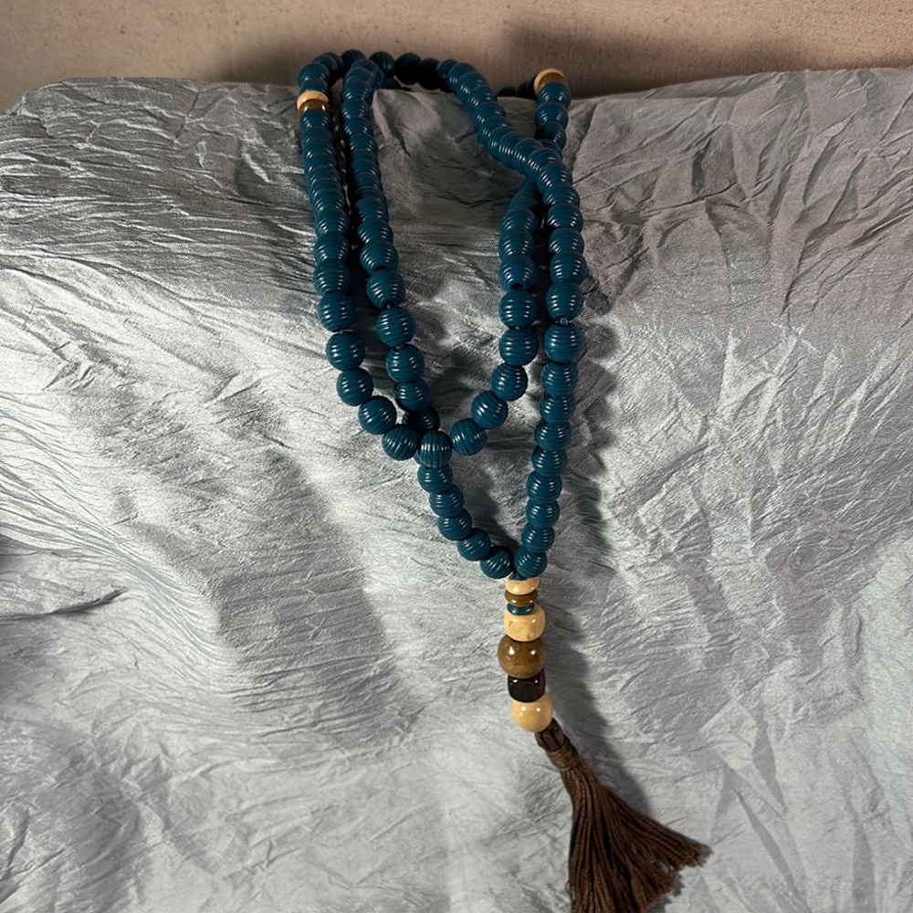 Rustic Wood Prayer Beads